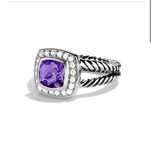 David Albion Petite ring- Amethyst